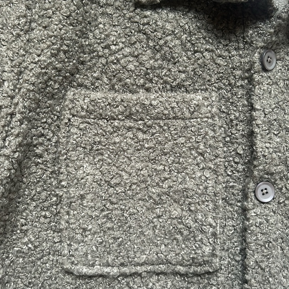 Topman Textured Button-Down Shacket Size Large - image 4